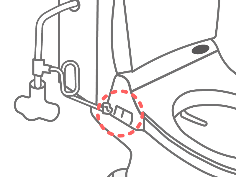 給水フィルターの詰まり