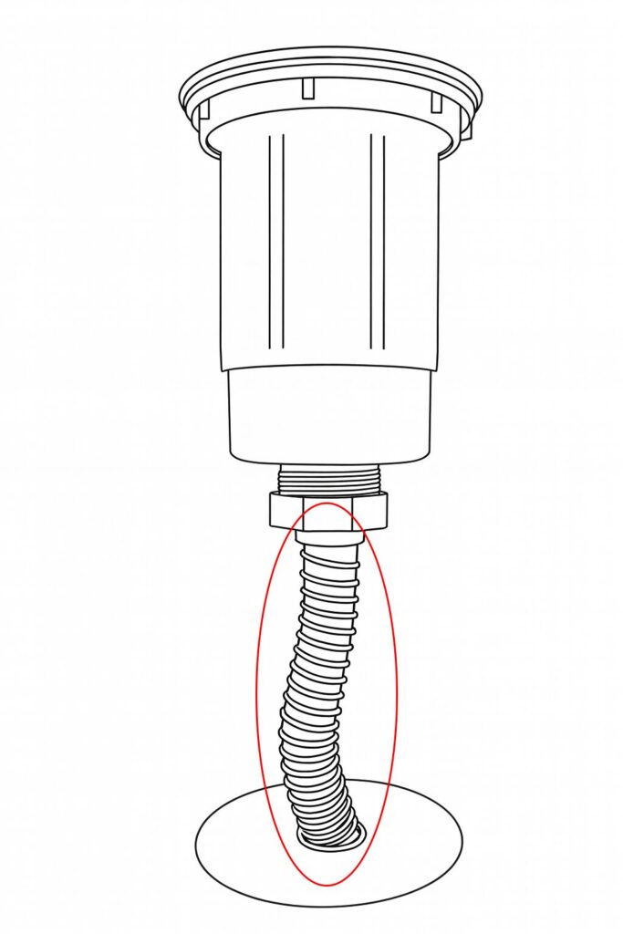 排水管・排水ホースのイラスト