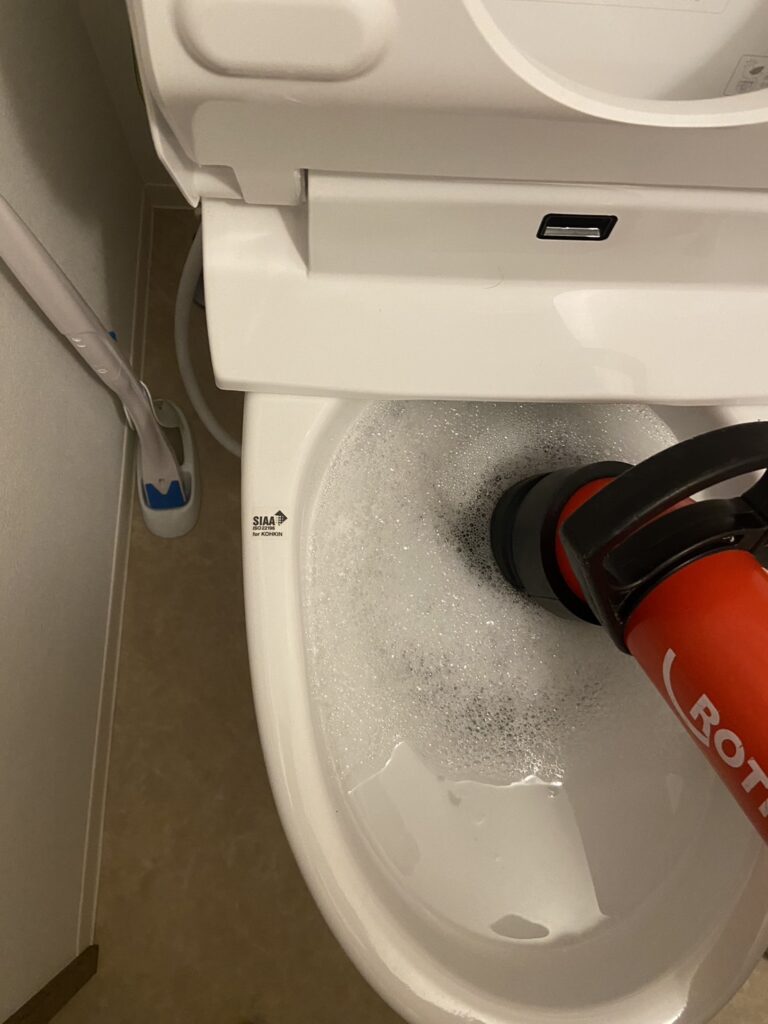 真空式パイプクリーナーを使う